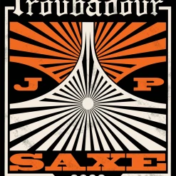 NIVA New Merch JP Saxe Live At Troubadour - Hand Screen-Printed Poster