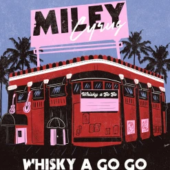 NIVA Miley Cyrus Live At Whisky A Go-Go - Hand Screen-Printed Poster New Merch