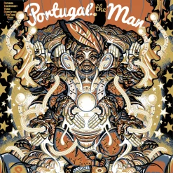 NIVA Portugal. The Man Live At Crystal Ballroom - Hand Screen-Printed Poster New Merch