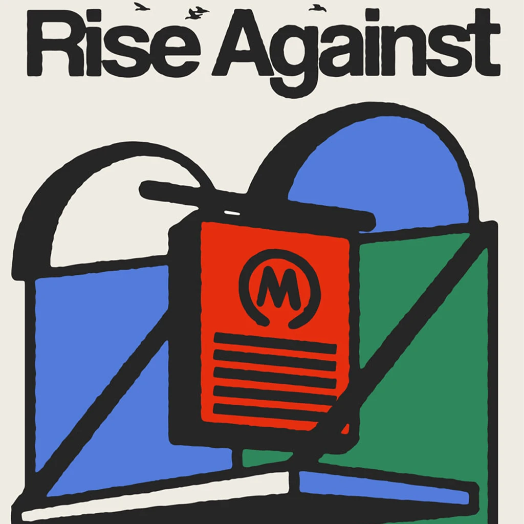 NIVA New Merch Rise Against Live At Metro - Hand Screen-Printed Poster 2 NIVA New Merch Rise Against Live At Metro - Hand Screen-Printed Poster