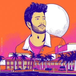 NIVA Sebastián Yatra Live At Broward Center - Hand Screen-Printed Poster