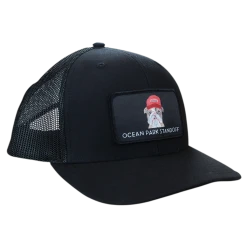 Ocean Park Standoff New Merch Thunder Black Trucker Snapback Hat