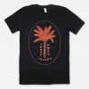 Jenny Owen Youngs Palm Tree Black T-Shirt New Merch