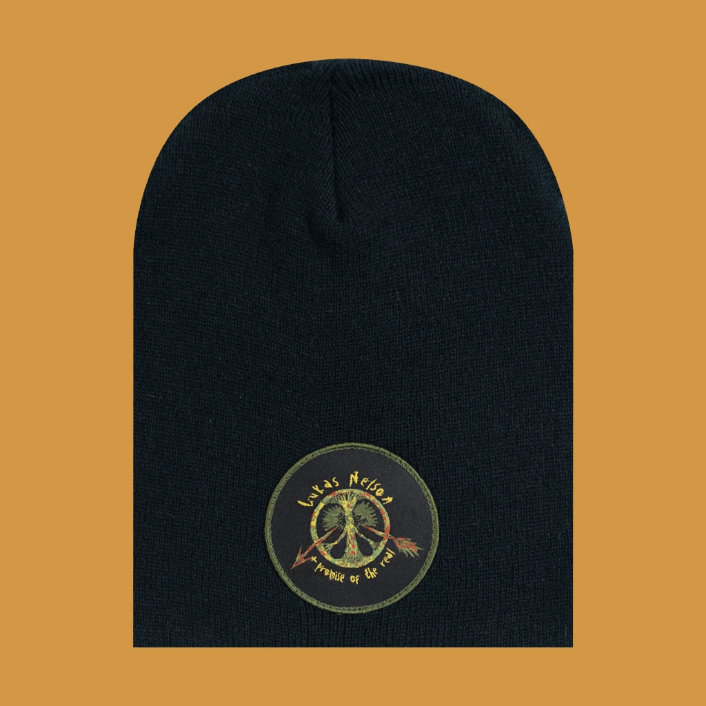 Lukas Nelson & Promise Of The Real Broken Arrow Patch Beanie New Merch 1 Lukas Nelson & Promise Of The Real Broken Arrow Patch Beanie New Merch