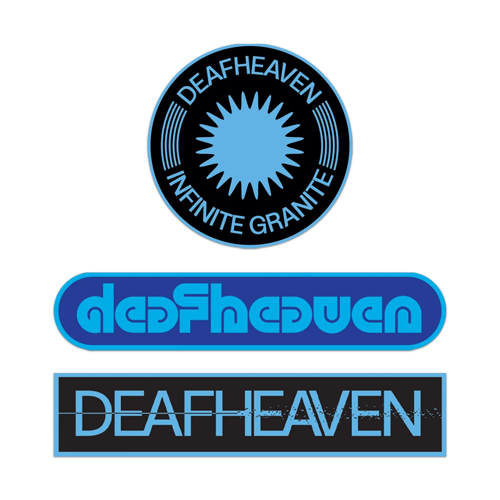 Deafheaven New Merch Infinite Granite - Embroidered Patch Set 1 Deafheaven New Merch Infinite Granite - Embroidered Patch Set