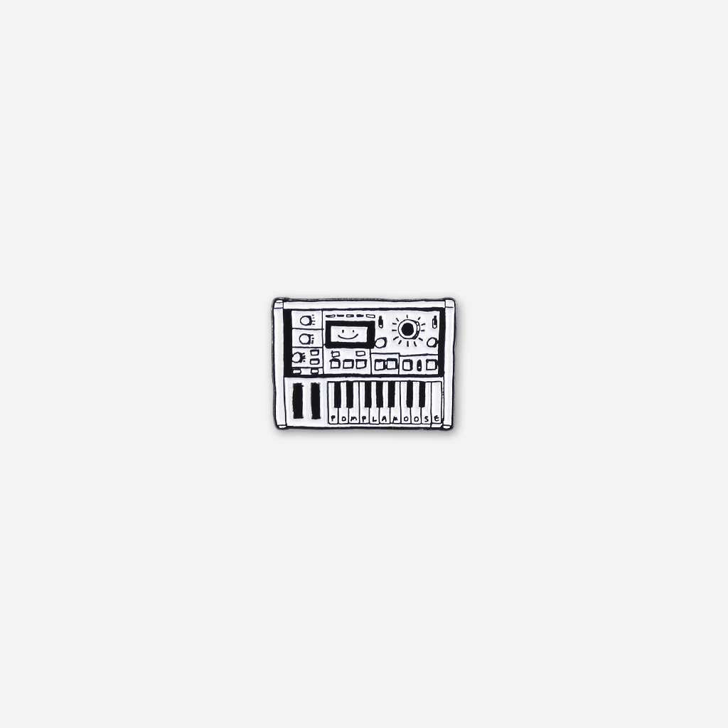 Pomplamoose Tiny Keyboard Pin New Merch 1 Pomplamoose Tiny Keyboard Pin New Merch