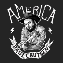 Paul Cauthen America Black T-Shirt New Merch