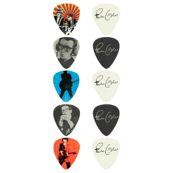 Elvis Costello New Merch EC - 5-Pack Guitar Picks