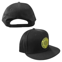 Polyrhythmics New Merch Emblem Black Snapback Hat