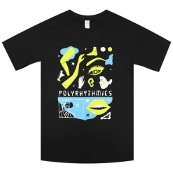 Polyrhythmics New Merch Sci-Fi Black T-Shirt