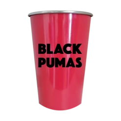 Black Pumas Double Puma Stainless Steel Pint Cups