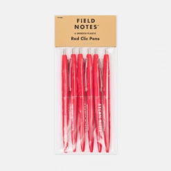 Field Notes Clic Pen 6-Pack (Red Ink)