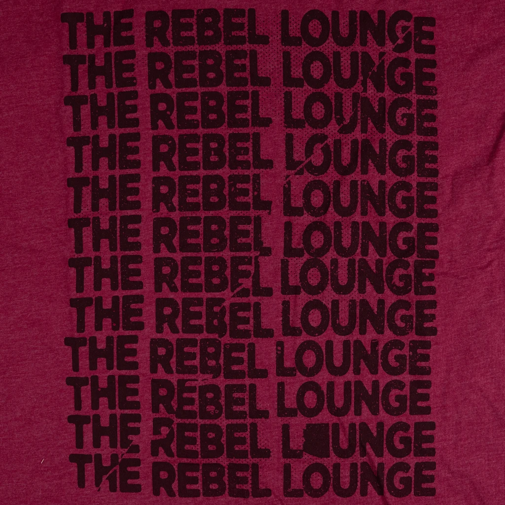The Rebel Lounge Cracked Maroon T-Shirt 2 The Rebel Lounge Cracked Maroon T-Shirt