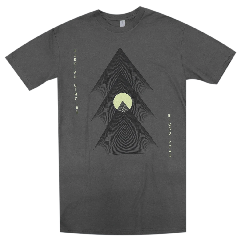 Russian Circles New Merch Blood Year Cover Charcoal T-Shirt 1 Russian Circles New Merch Blood Year Cover Charcoal T-Shirt