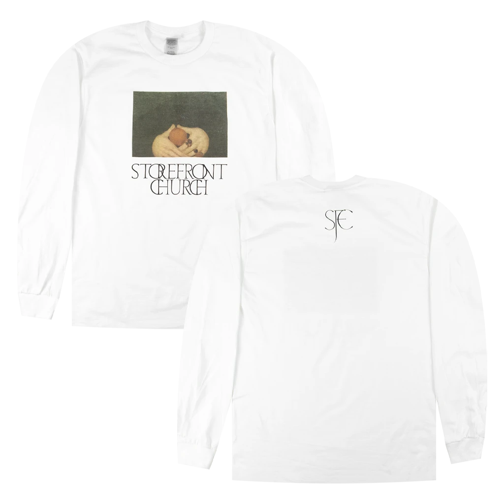 Storefront Church Hands White Long Sleeve T-Shirt New Merch 1 Storefront Church Hands White Long Sleeve T-Shirt New Merch