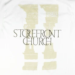 Storefront Church Pillars White T-Shirt 9 Storefront Church Pillars White T-Shirt