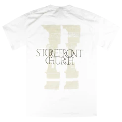 Storefront Church Pillars White T-Shirt 8 Storefront Church Pillars White T-Shirt