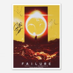 Failure Signed Show Posters