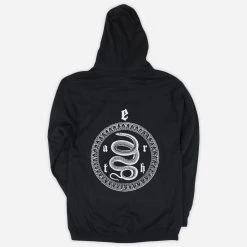 Earth Sigil Black Zip Up Hoodie 6 Earth Sigil Black Zip Up Hoodie