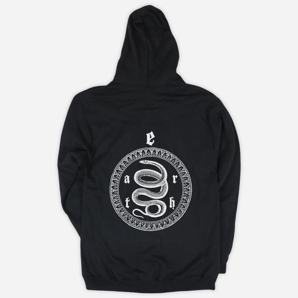 Earth Sigil Black Zip Up Hoodie 3 Earth Sigil Black Zip Up Hoodie