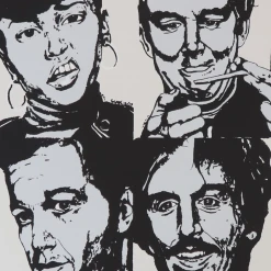 Saba Lou Band Hand Screen-Printed Poster New Merch