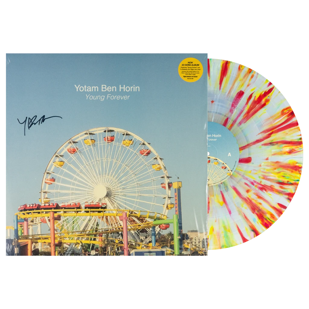 Yotam Ben Horin New Merch Signed Young Forever 12" Custom Ferris Wheel Vinyl 1 Yotam Ben Horin New Merch Signed Young Forever 12" Custom Ferris Wheel Vinyl