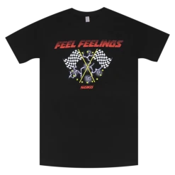 SOKO Feelings Checker Flag Black T-Shirt