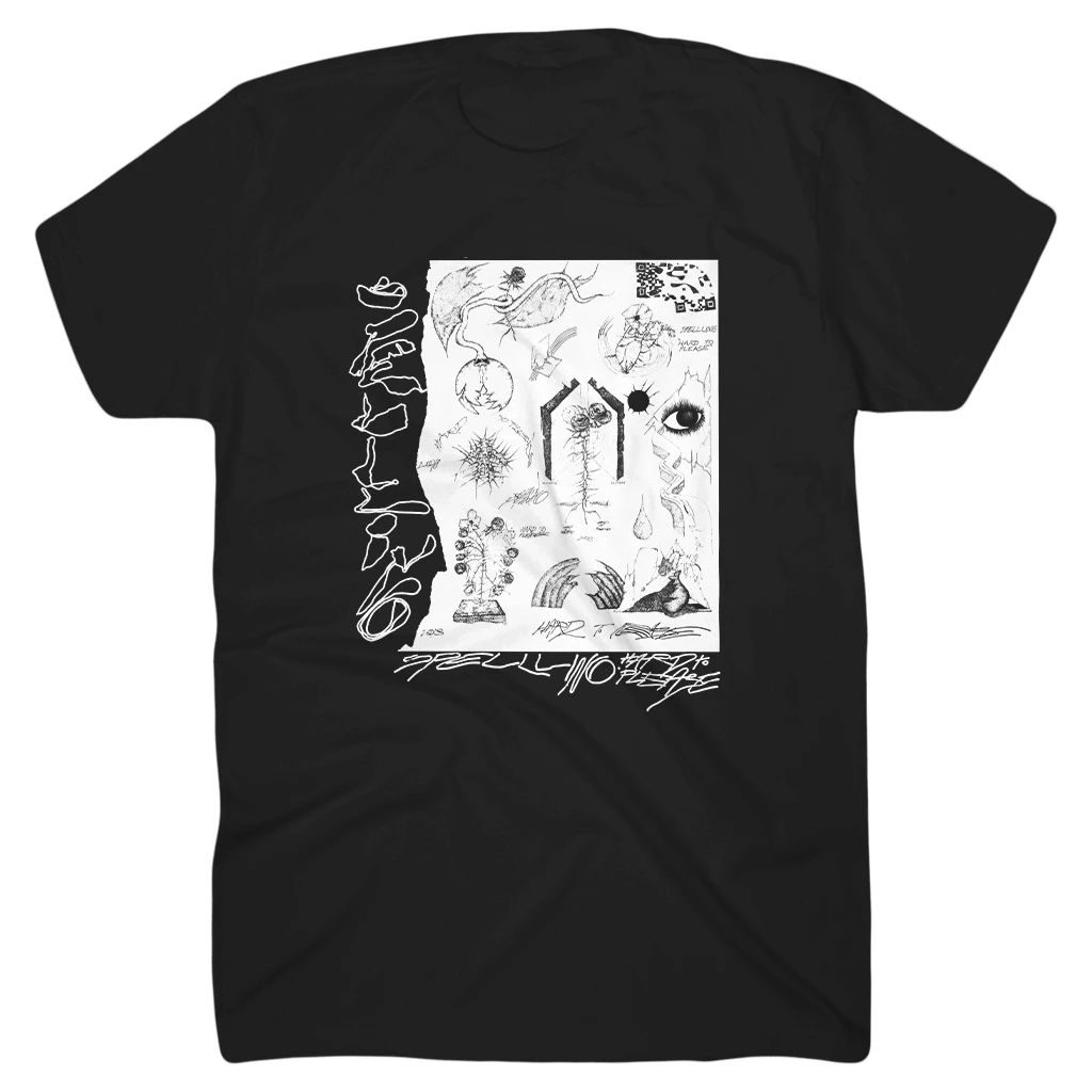 SPELLLING Hard To Please Black T-Shirt New Merch 1 SPELLLING Hard To Please Black T-Shirt New Merch
