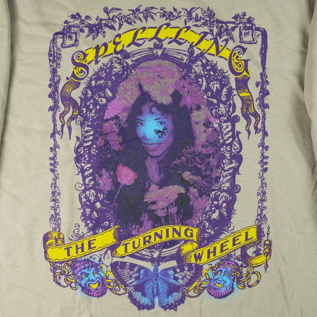 SPELLLING Floral Frame Sand Long Sleeve T-Shirt New Merch 2 SPELLLING Floral Frame Sand Long Sleeve T-Shirt New Merch