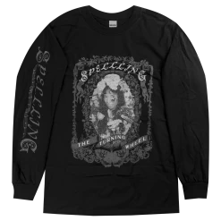 SPELLLING Floral Frame Black Long Sleeve T-Shirt New Merch