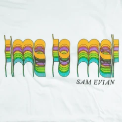 Sam Evian Rainbow White T-Shirt New Merch