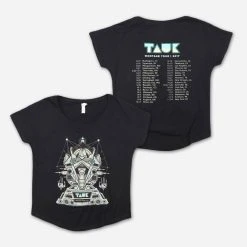 TAUK New Merch Montage Tour Women's Black T-Shirt