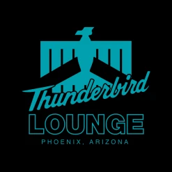 Thunderbird Lounge New Merch TL Logo Black T-Shirt