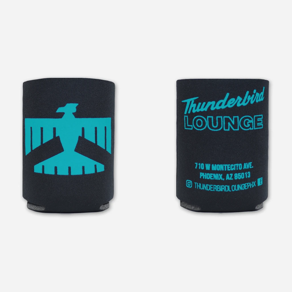 Thunderbird Lounge TL Logo Koozies 2 Thunderbird Lounge TL Logo Koozies