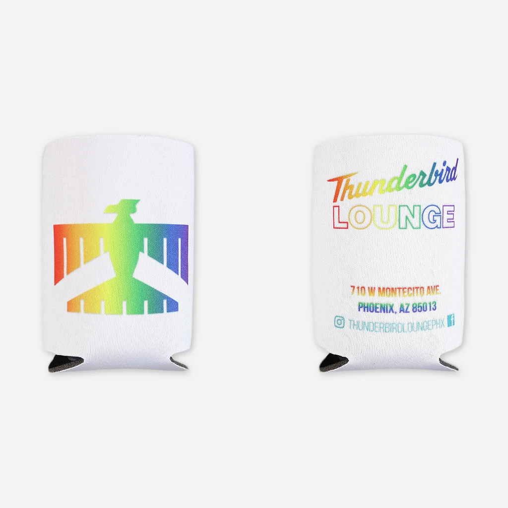 Thunderbird Lounge TL Logo Koozies 3 Thunderbird Lounge TL Logo Koozies