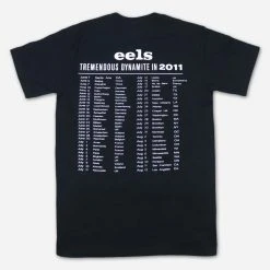 Eels New Merch Tremendous Dynamite 2011 Tour T-Shirt