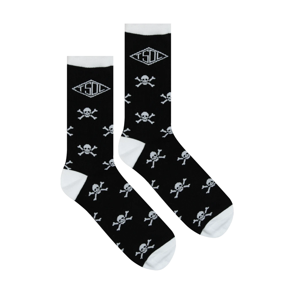 T.S.O.L. New Merch Crossbones Socks 1 T.S.O.L. New Merch Crossbones Socks