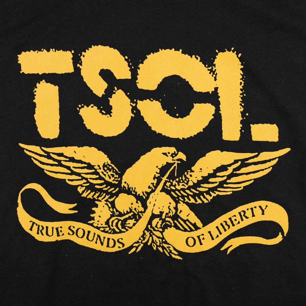 T.S.O.L. Yellow Eagle Black T-Shirt 2 T.S.O.L. Yellow Eagle Black T-Shirt