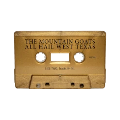 The Mountain Goats New Merch All Hail West Texas Cassette Tape + Enamel Pin Bundle