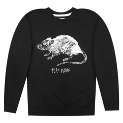Tera Melos Rat Black Crew Neck Pullover Sweatshirt New Merch