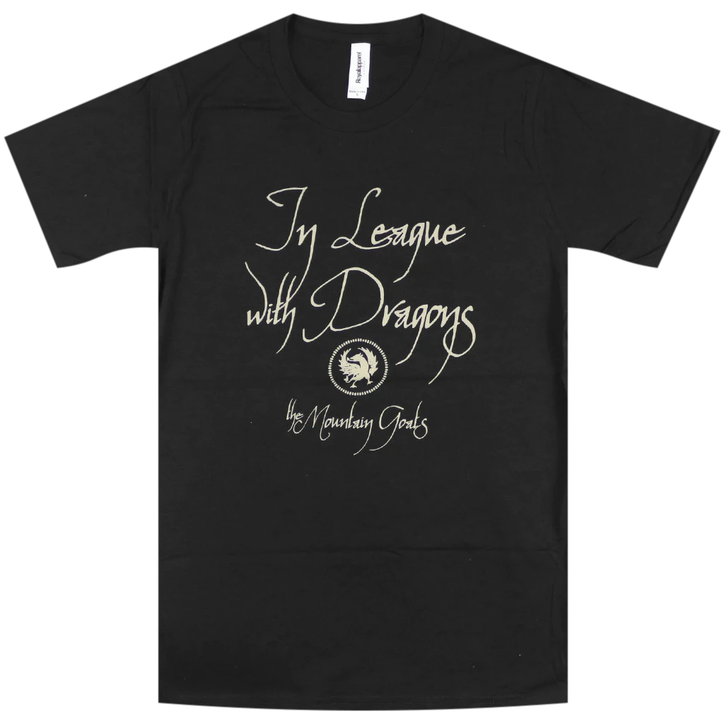 The Mountain Goats In League With Dragons Black T-Shirt New Merch 1 The Mountain Goats In League With Dragons Black T-Shirt New Merch