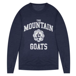 The Mountain Goats New Merch West Texas Eco Navy Sweatshirt