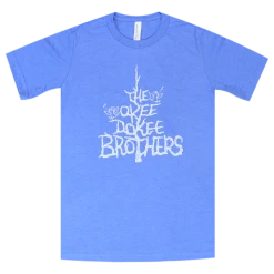 The Okee Dokee Brothers New Merch Tree - Adult & Kids Columbia Blue T-Shirt