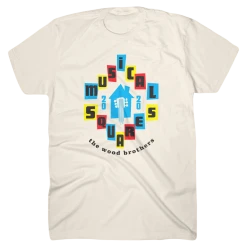 The Wood Brothers Musical Squares T-Shirt