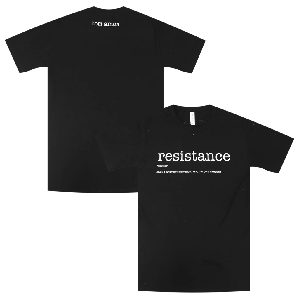 Tori Amos Resistance Definition Black T-Shirt New Merch 1 Tori Amos Resistance Definition Black T-Shirt New Merch