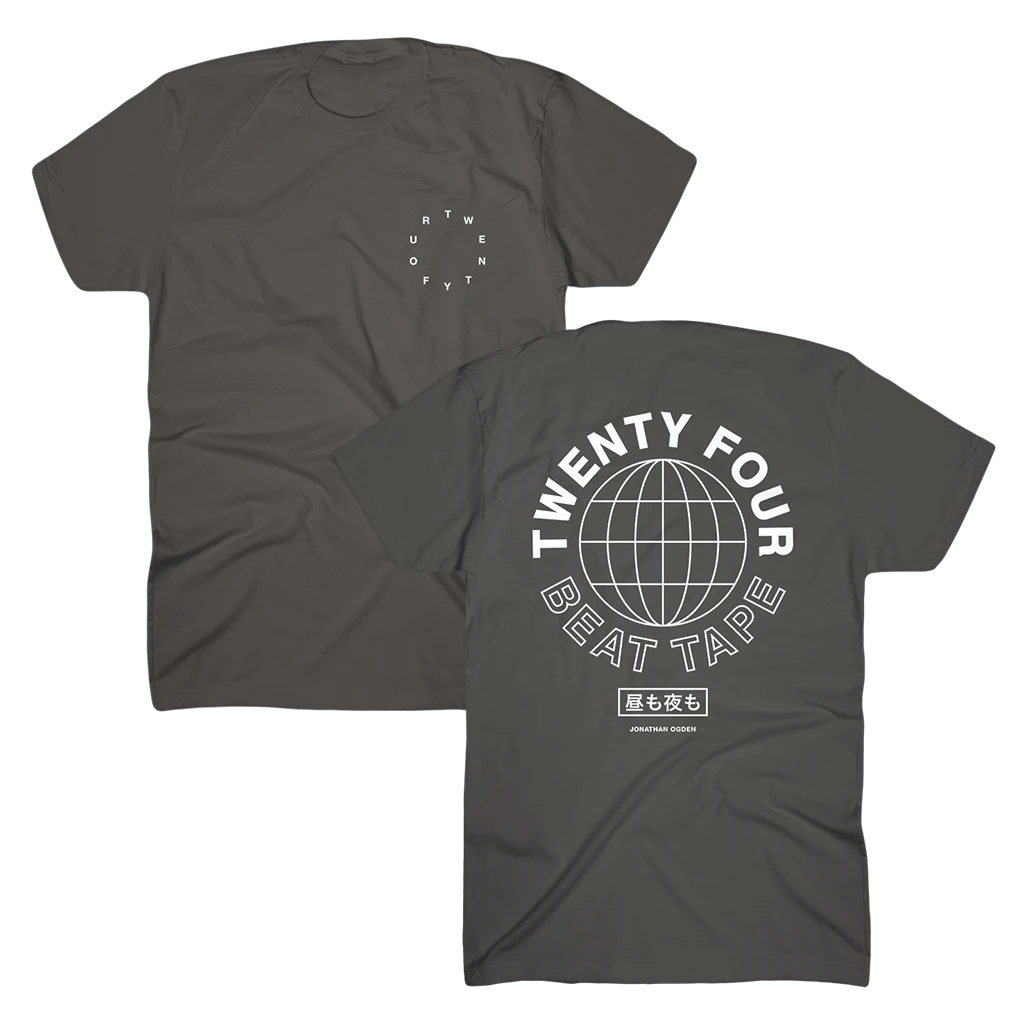 Jonathan Ogden Twenty Four Dark Grey T-Shirt New Merch 1 Jonathan Ogden Twenty Four Dark Grey T-Shirt New Merch