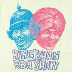 The King Khan & BBQ Show Two Heads Cream T-Shirt New Merch