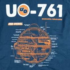 The Urge Overkill Store Rock & Roll Submarine Navy T-Shirt New Merch