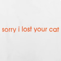 Vagabon Sorry I Lost Your Cat White Long Sleeve
