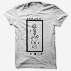 Sargent House Wine, Snakes & Roses White T-Shirt